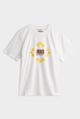 Venroy Rio Logo T-Shirt - Off White