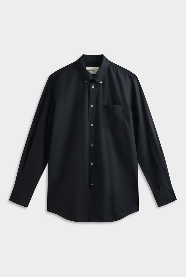 Classic Cotton Shirt - Black
