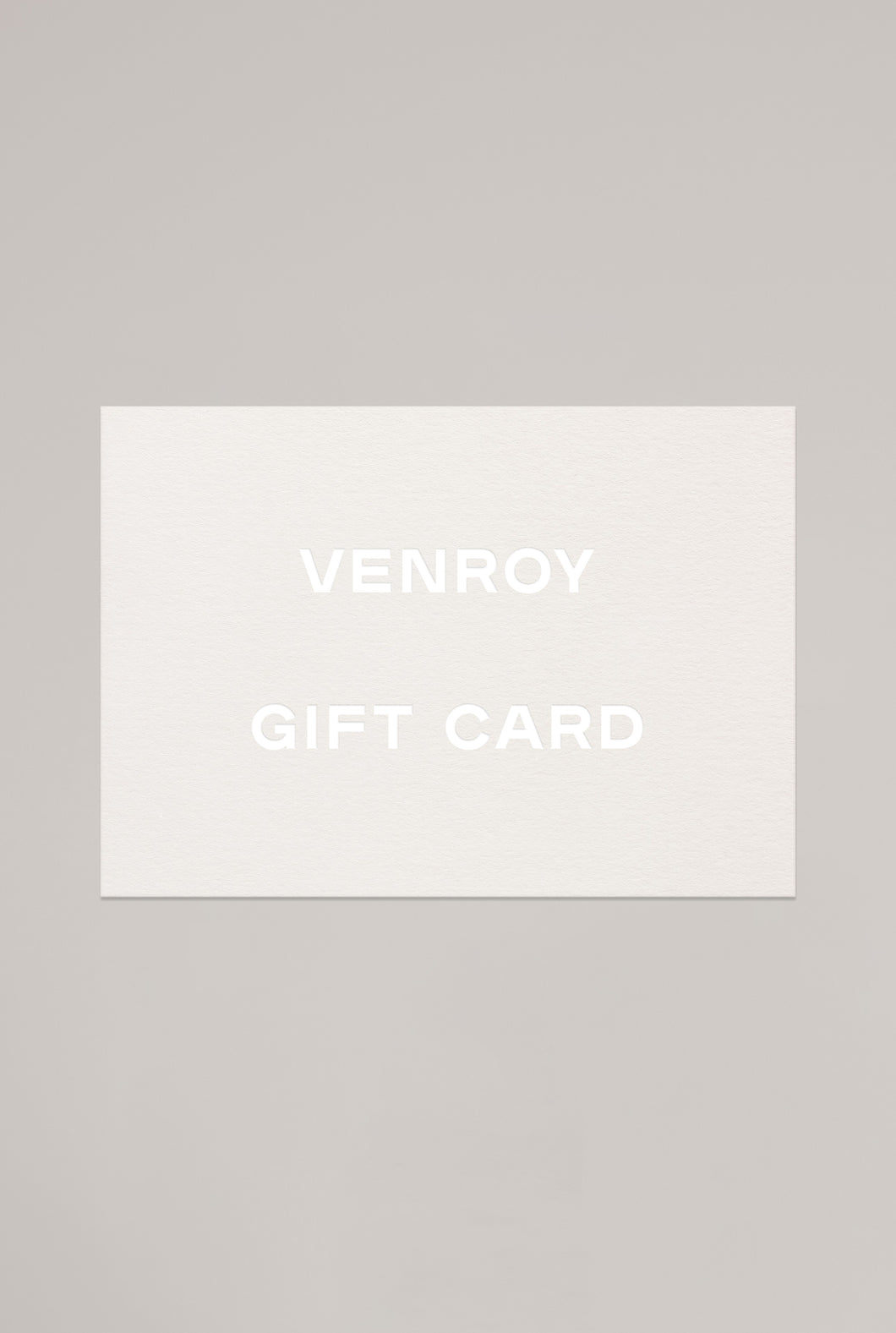 Venroy Gift Card