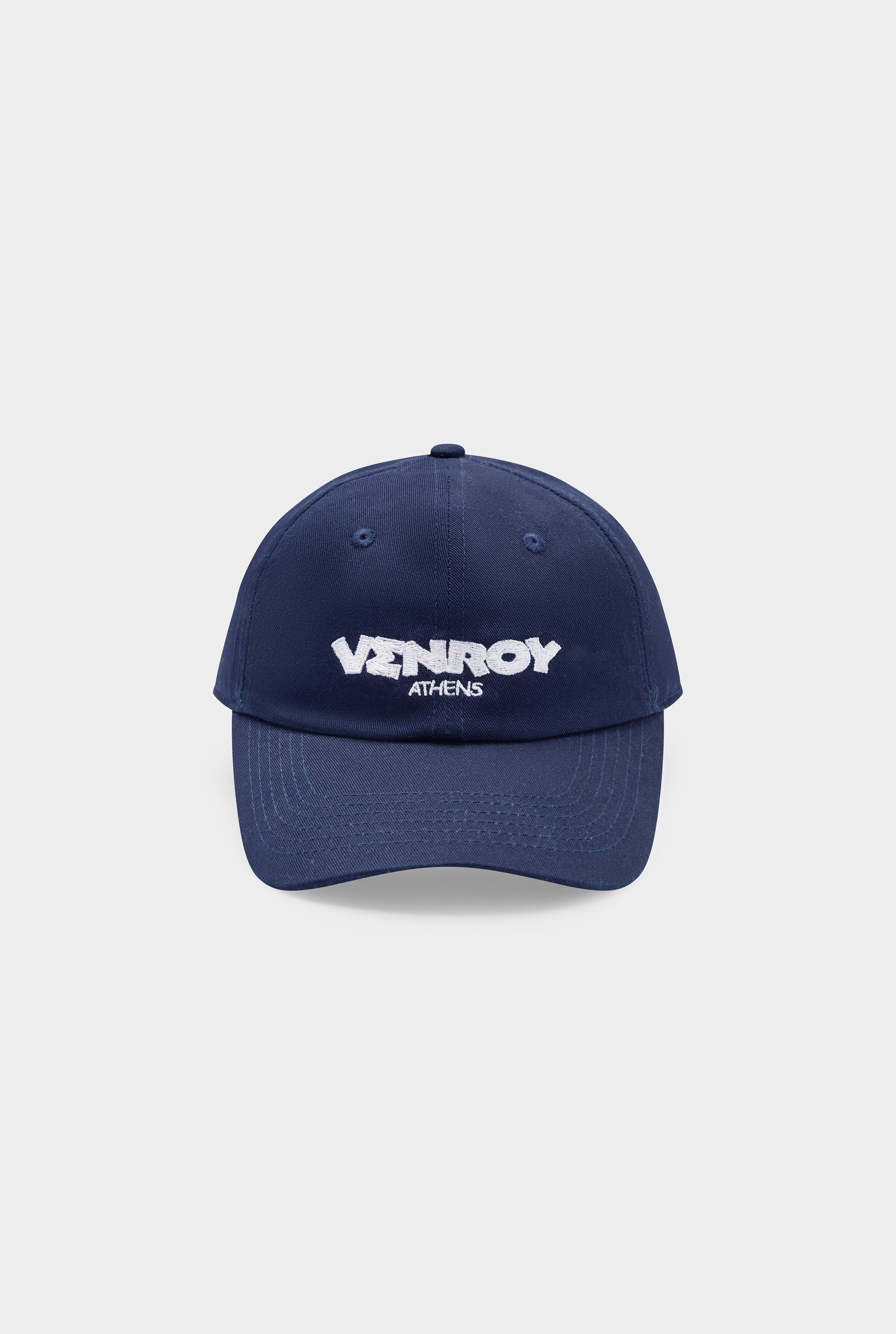 Athens Cotton Logo Cap - Navy