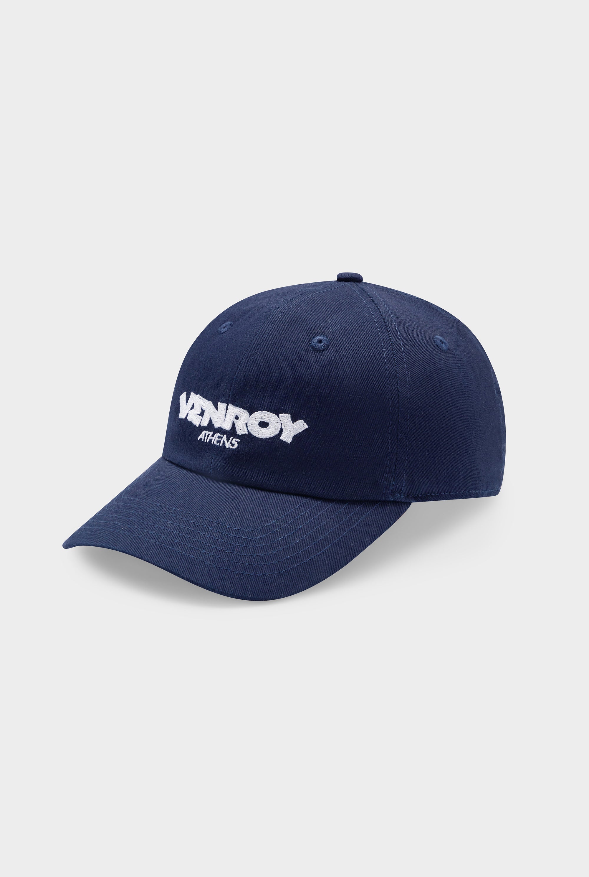 Athens Cotton Logo Cap - Navy