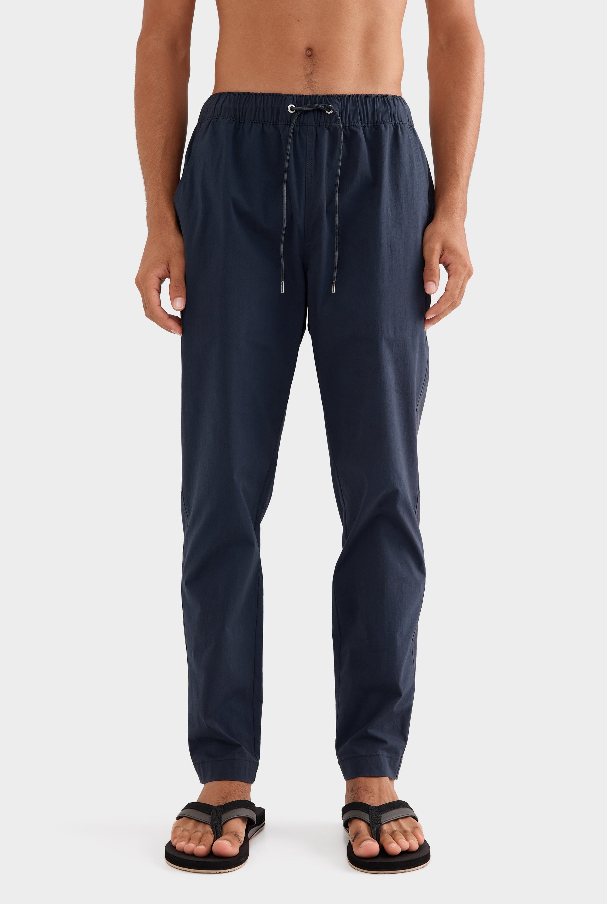 Cotton Stretch Pant - Navy