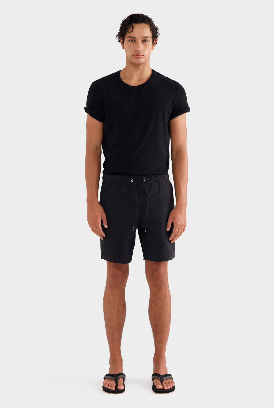 Cotton Stretch Short - Black