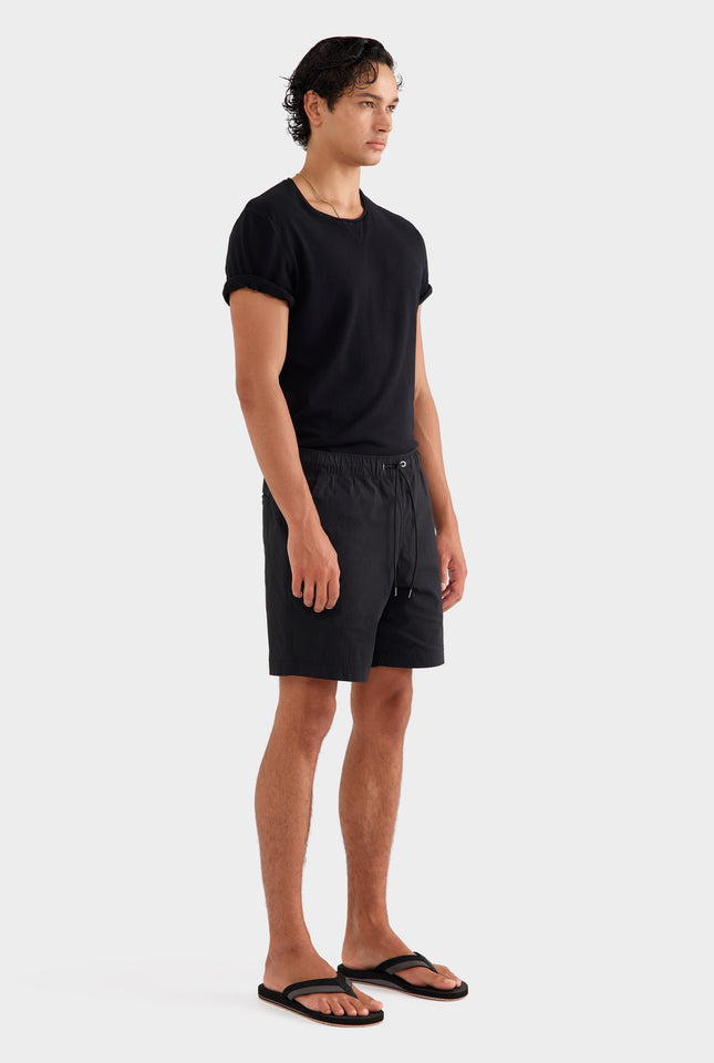 Cotton Stretch Short - Black