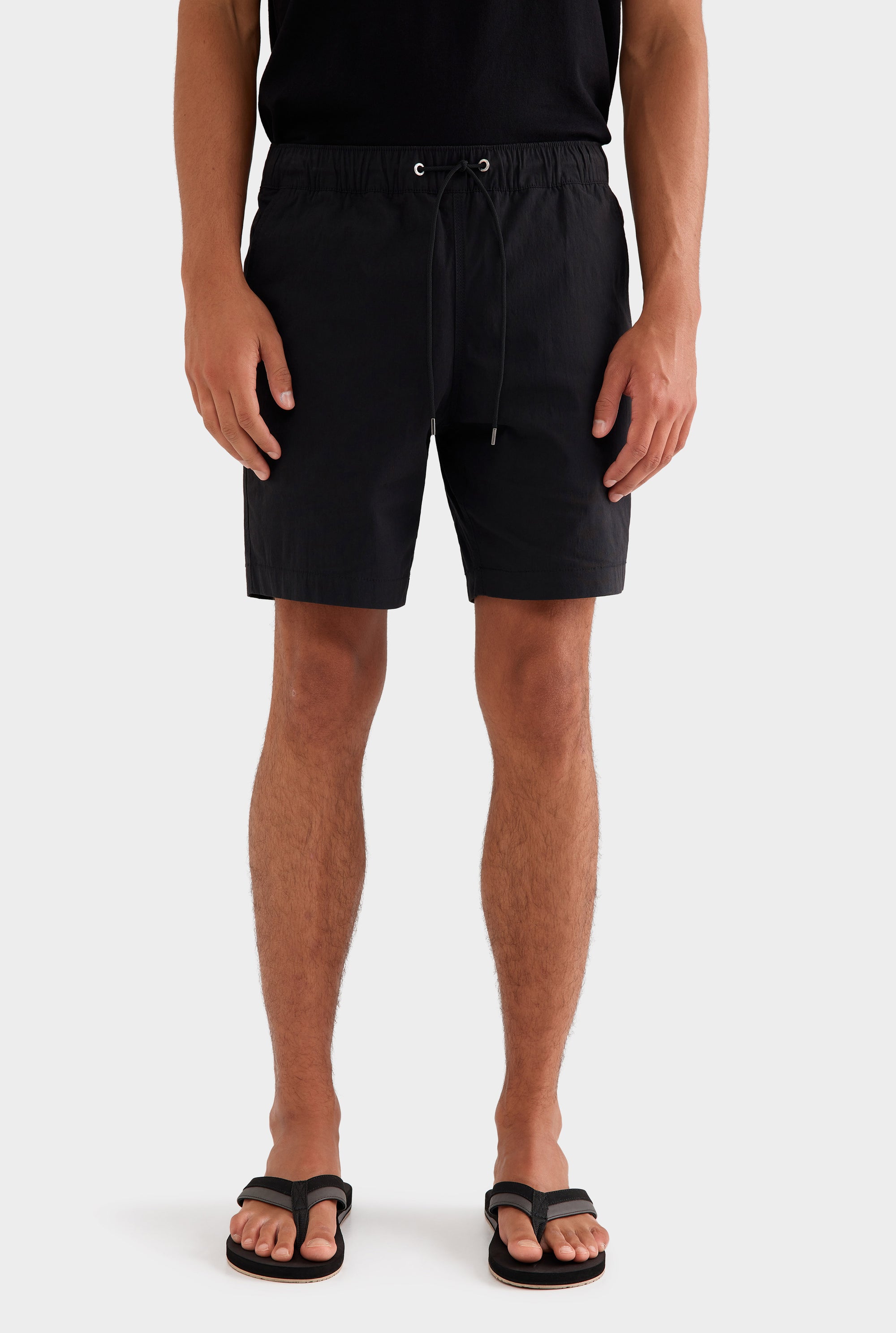 Cotton Stretch Short - Black