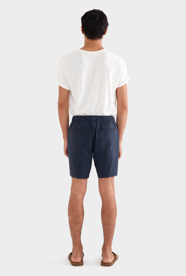 Cotton Stretch Short - Navy