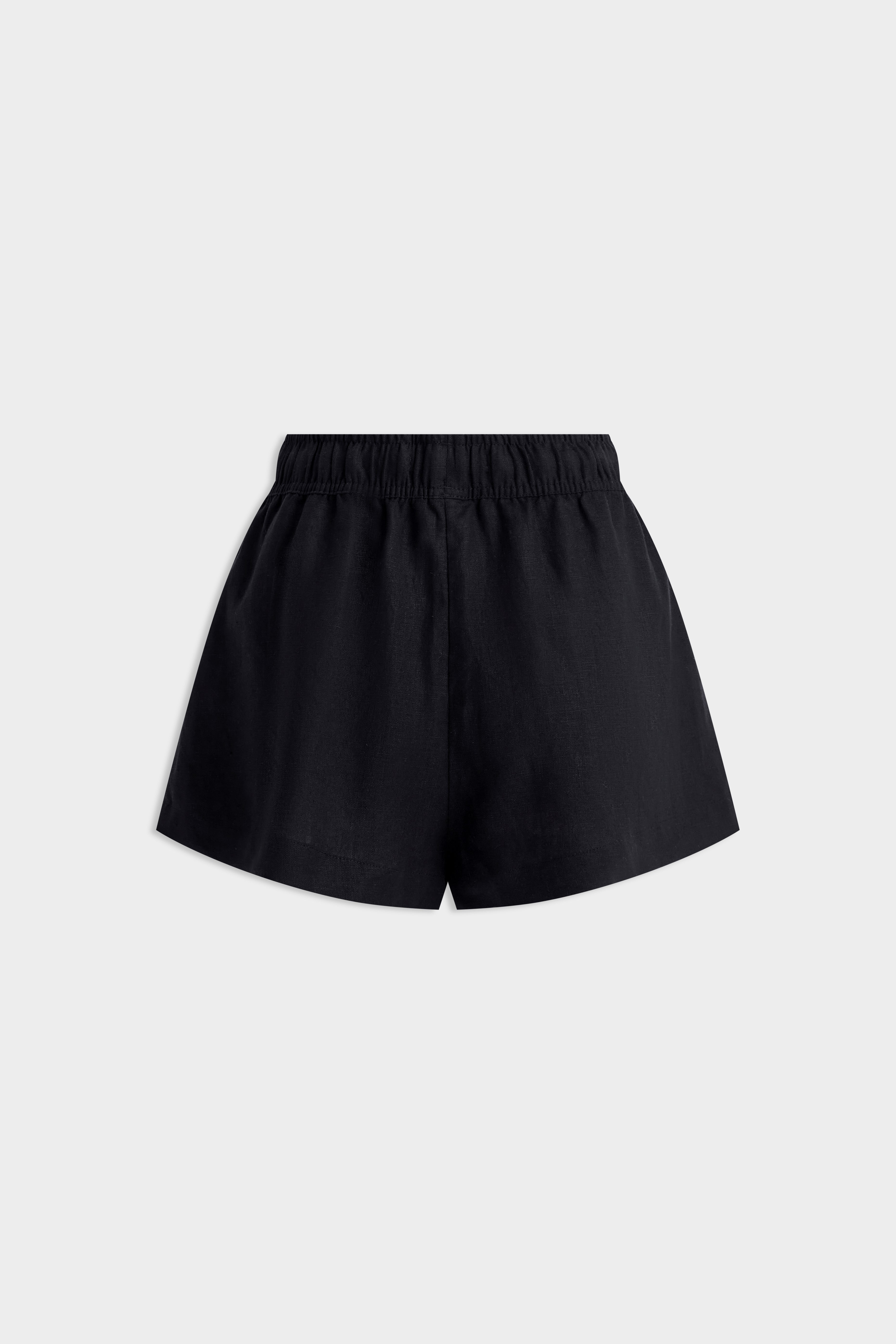 High Waisted Lounge Short - Black