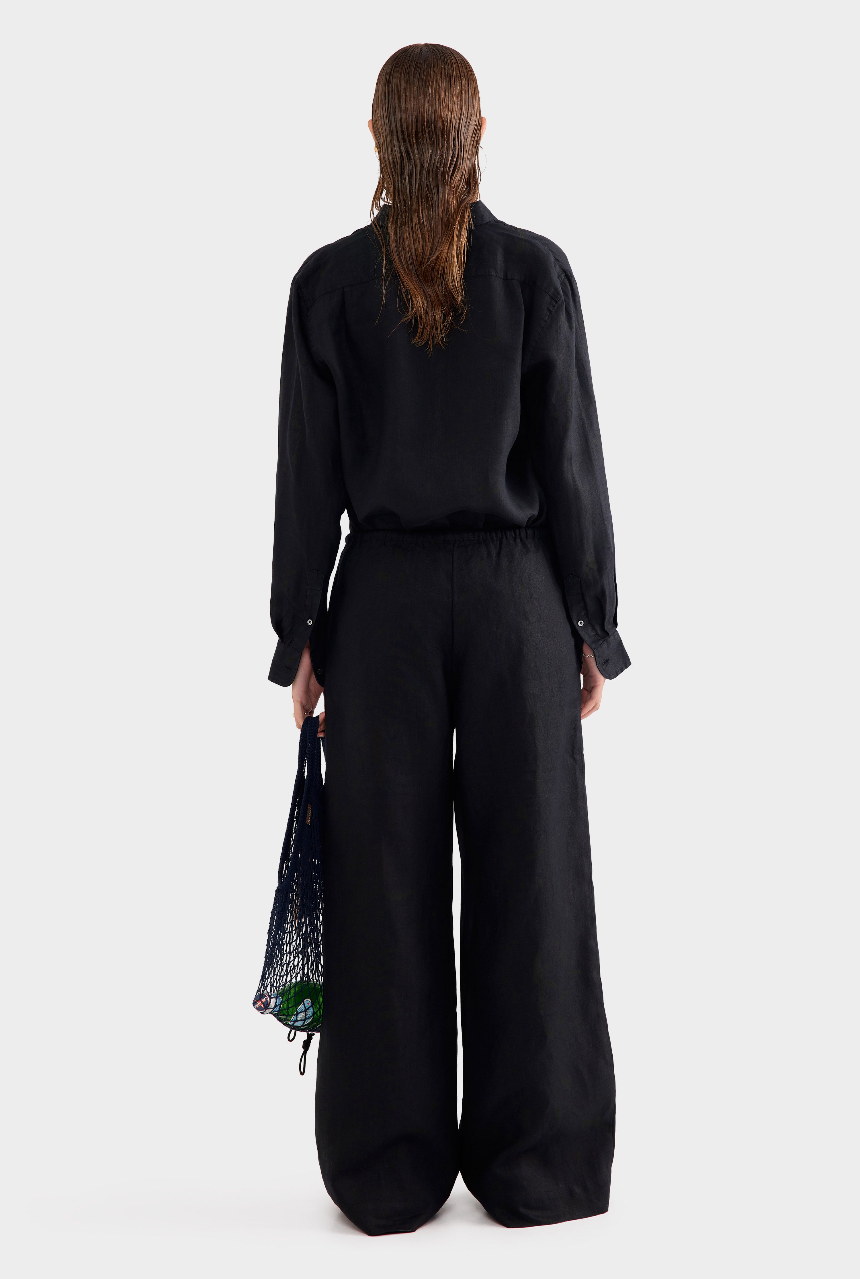 Wide Leg Pant - Black