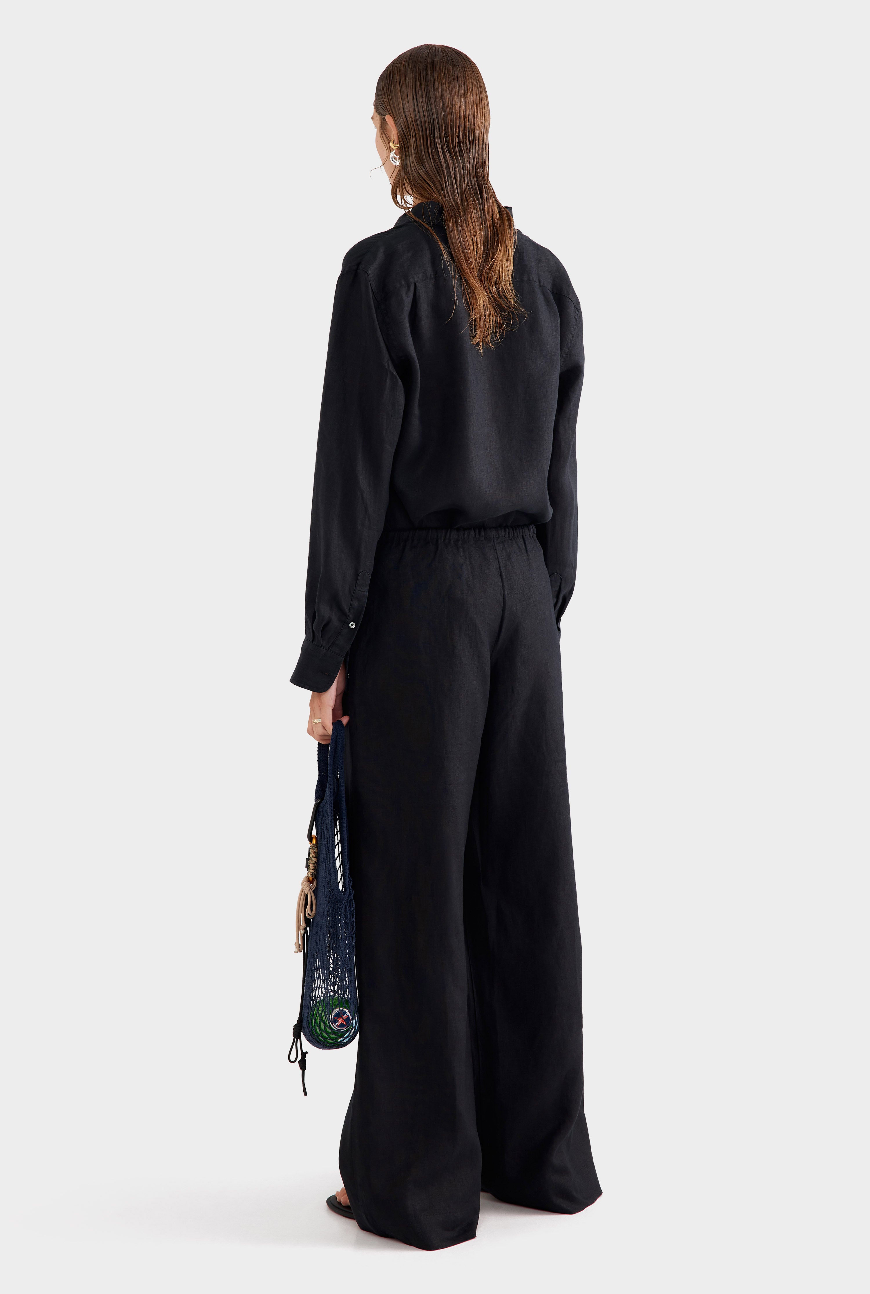 Wide Leg Pant - Black