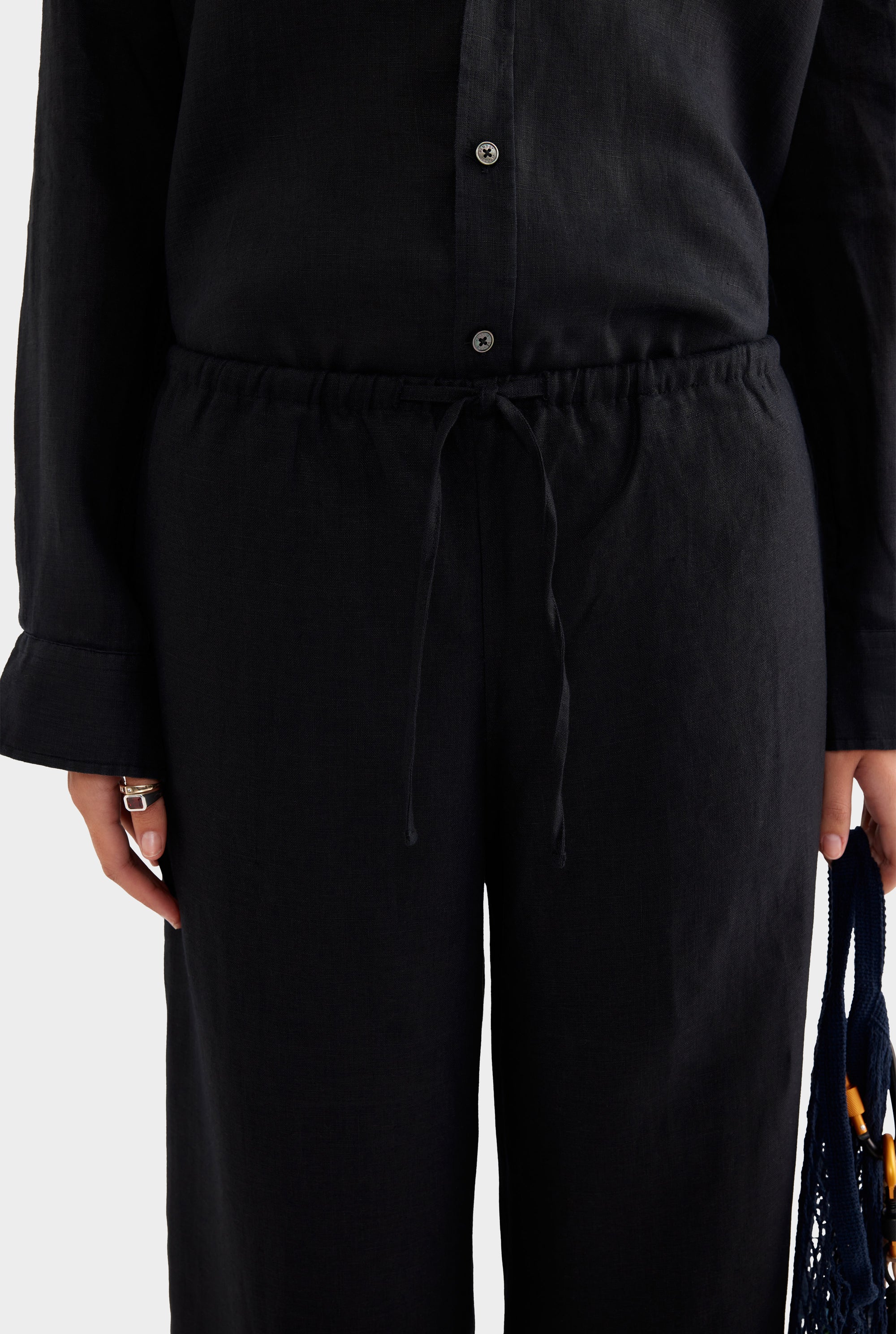 Wide Leg Pant - Black