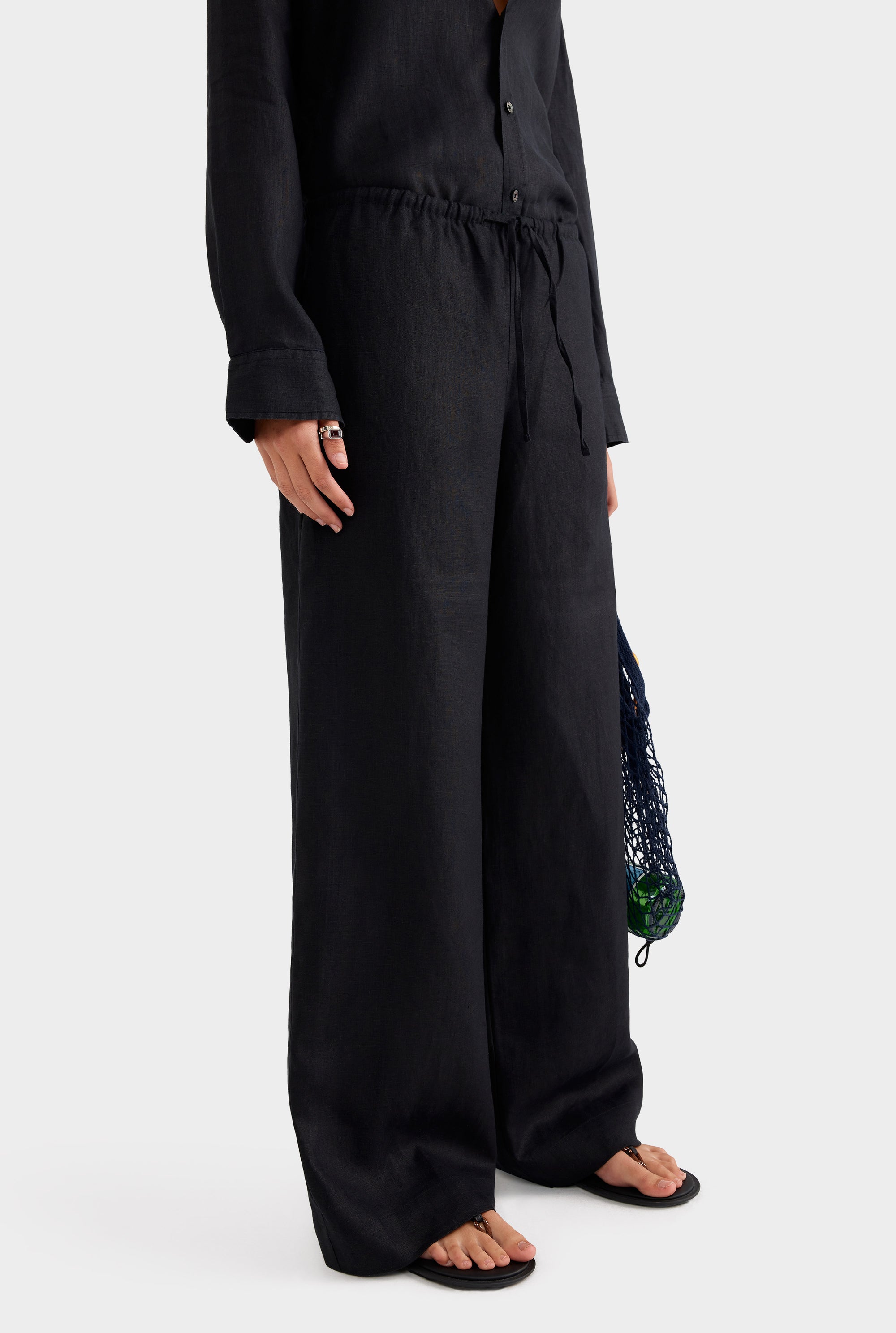 Wide Leg Pant - Black