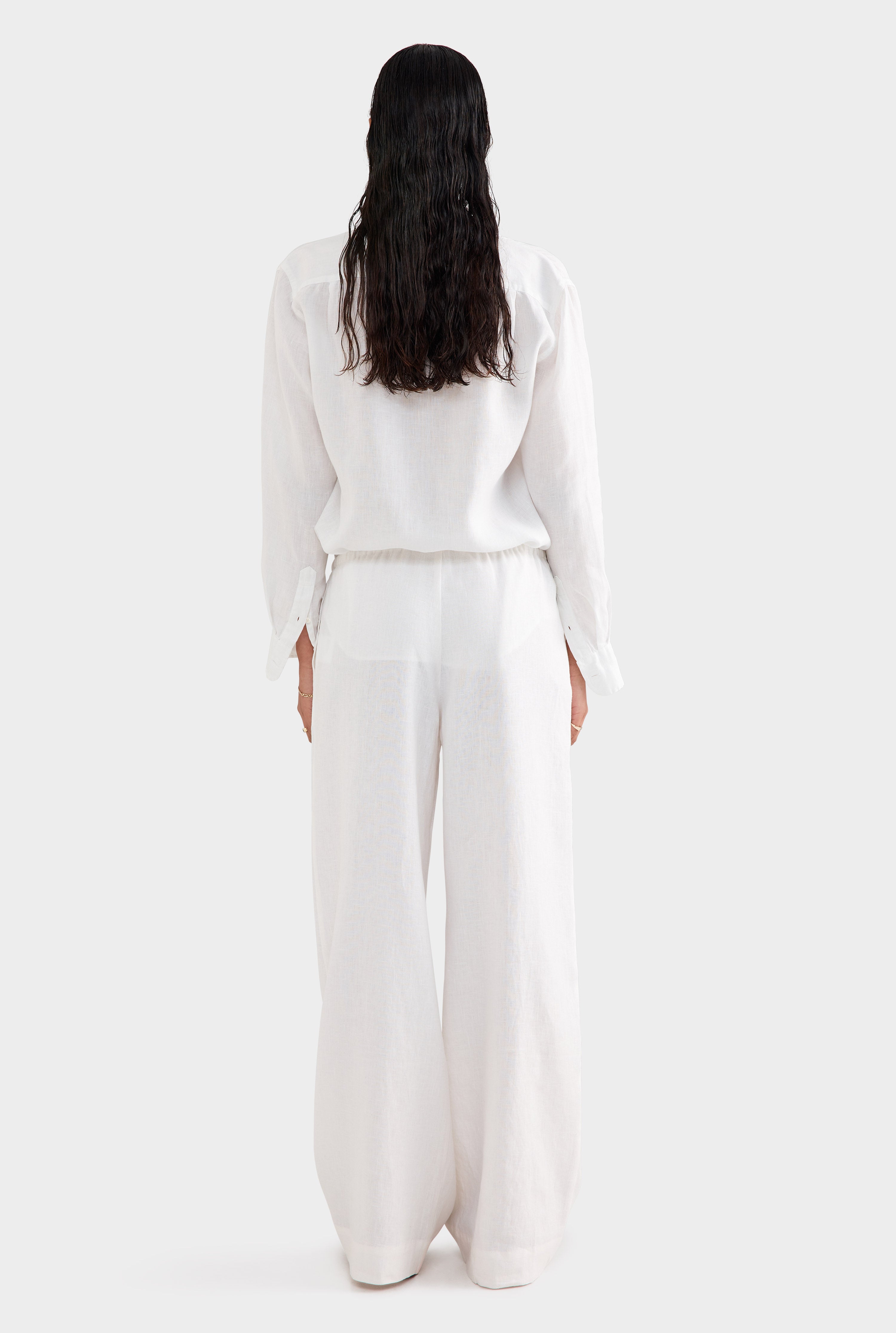 Wide Leg Pant - White