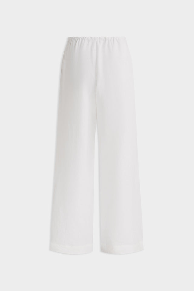 Wide Leg Pant - White