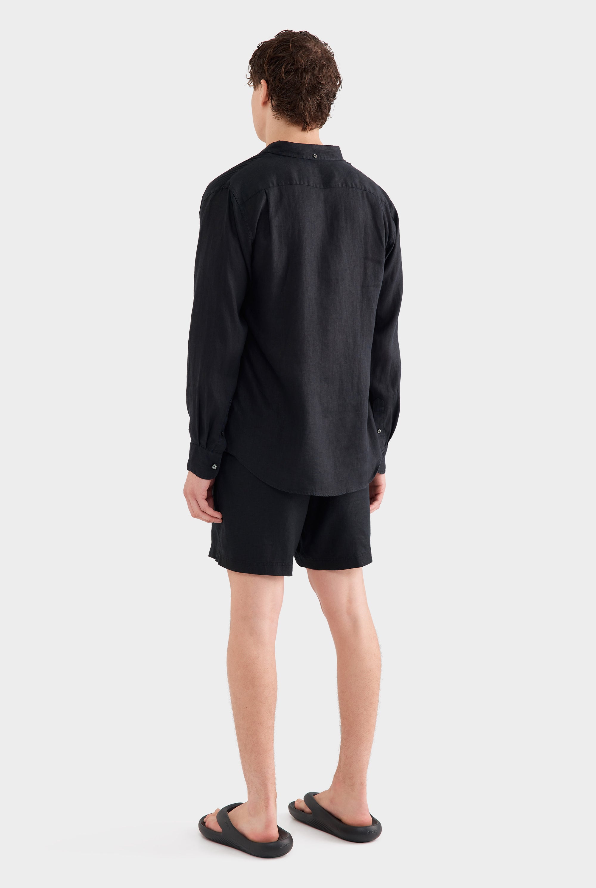 Linen Shirt - Black