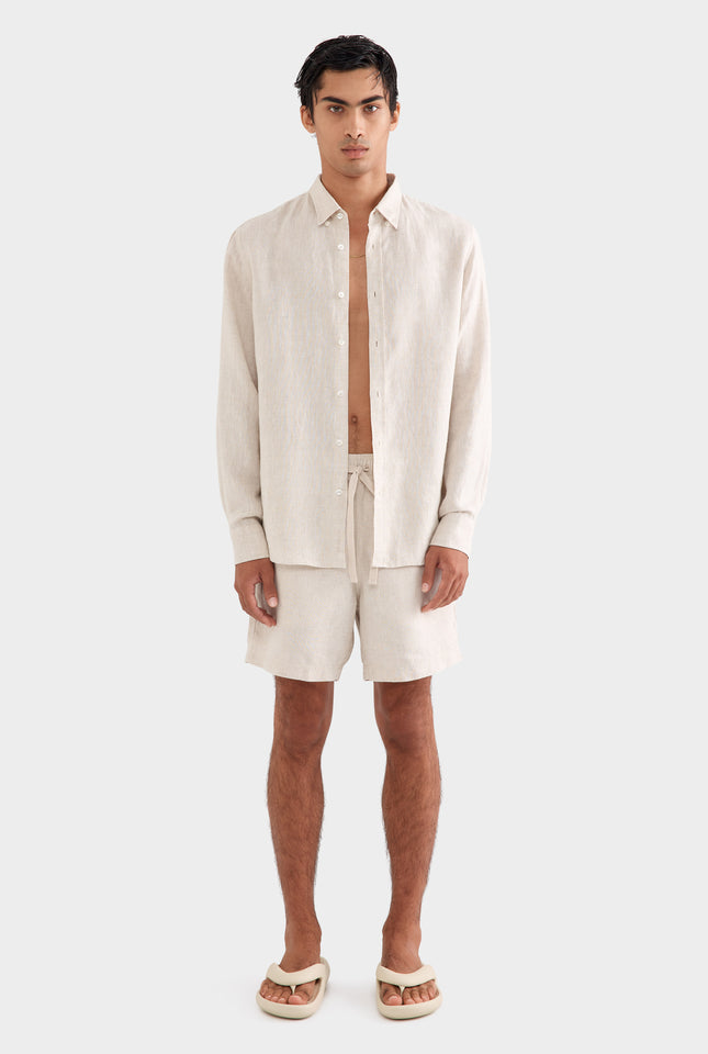 Linen Shirt - Sand