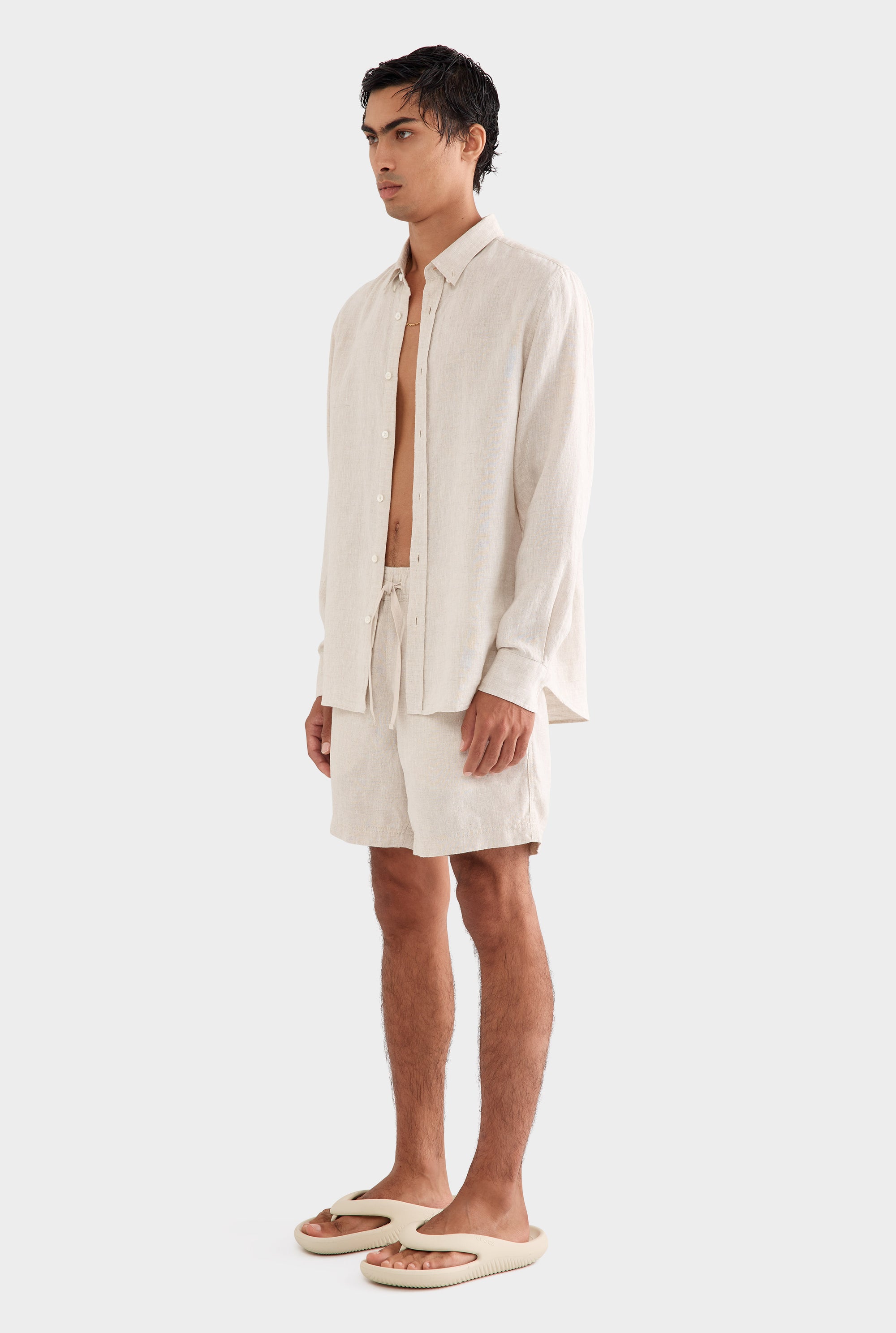 Linen Shirt - Sand