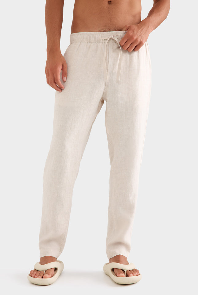 Linen Lounge Pant - Sand