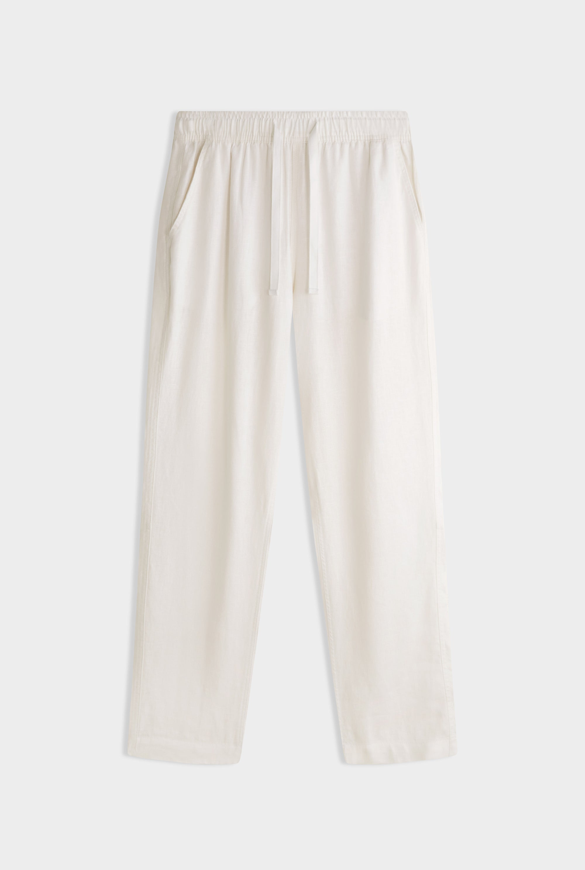 Linen Lounge Pant - White