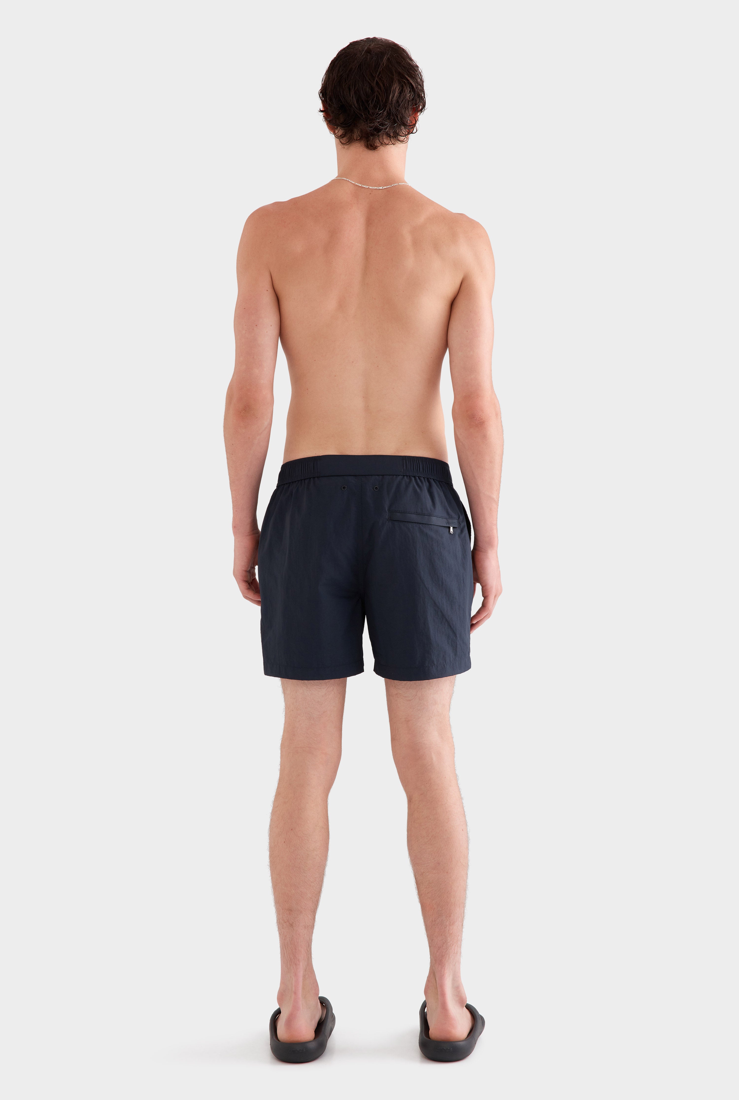 Solid Snaplock Swim Short - Navy