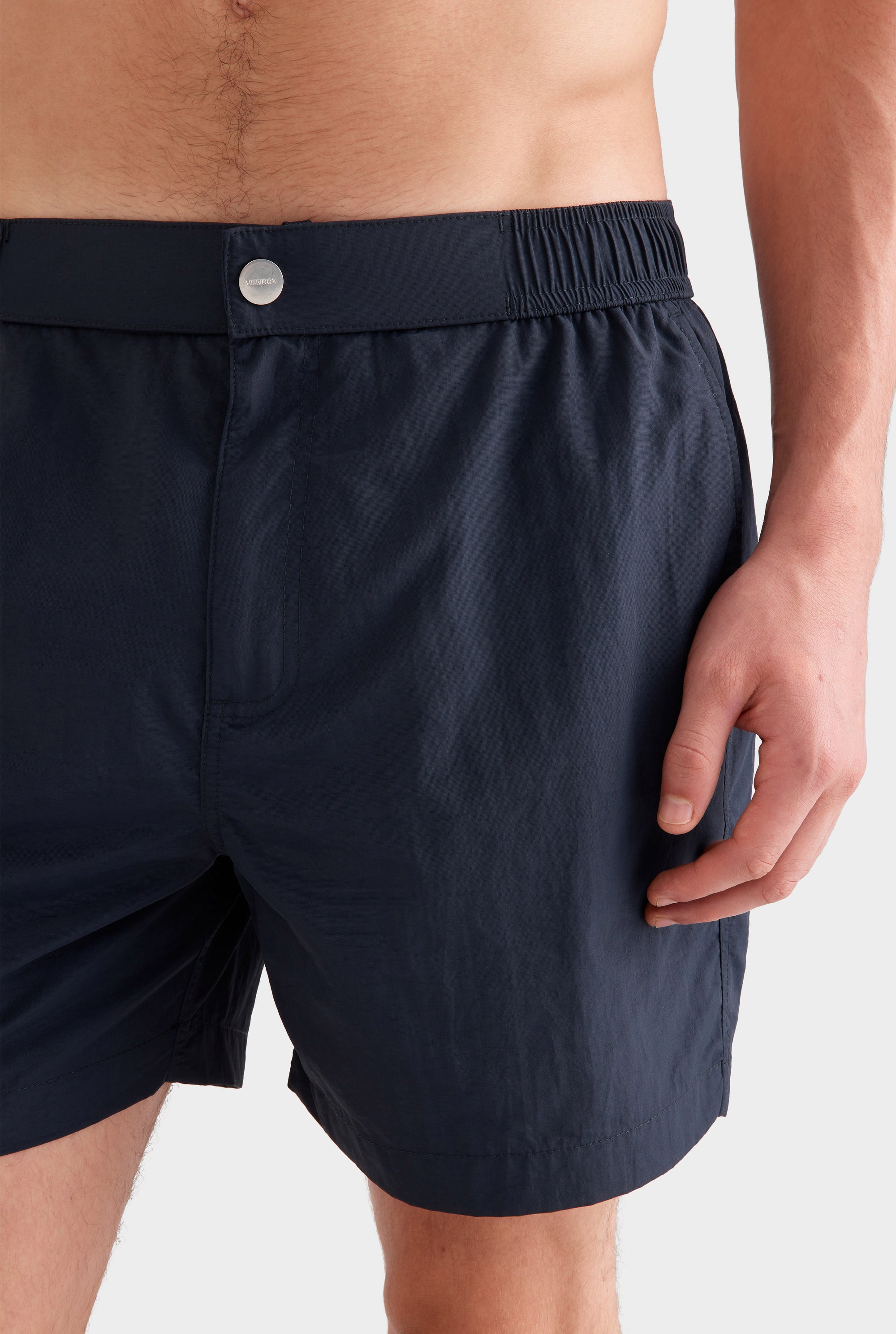 Solid Snaplock Swim Short - Navy