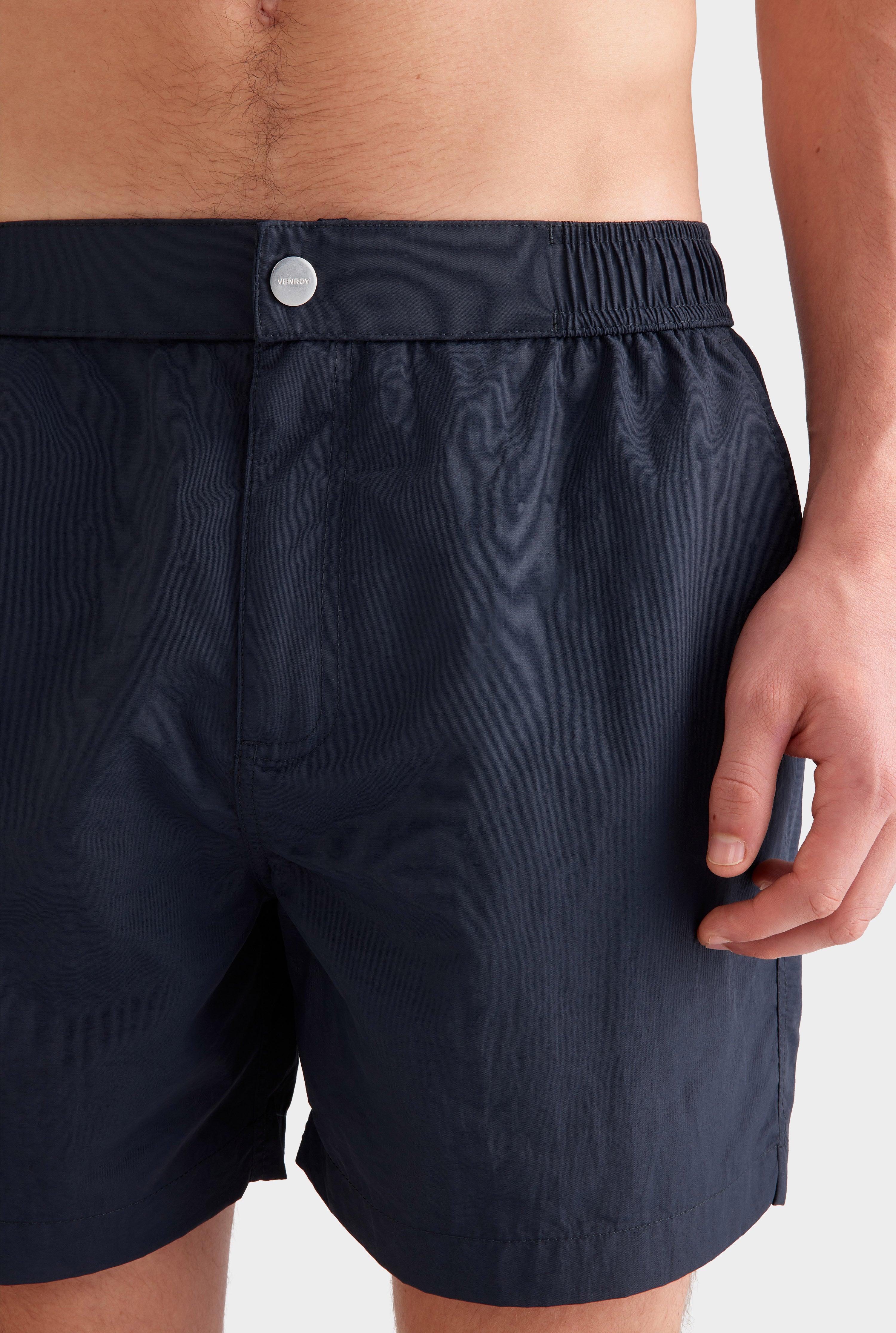 Solid Snaplock Swim Short - Navy