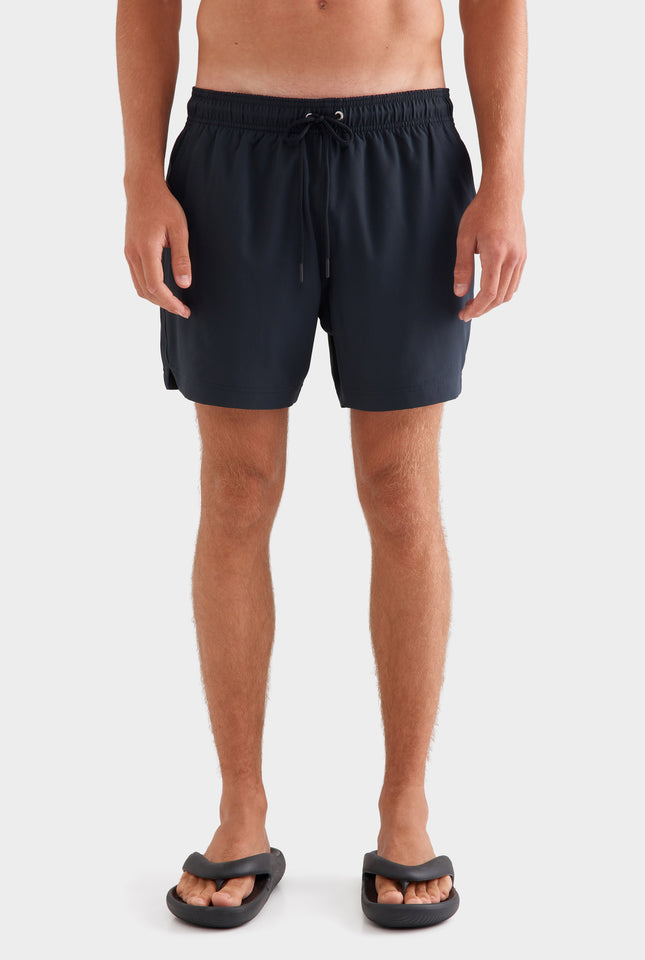 Solid Stretch Swim Short - Navy