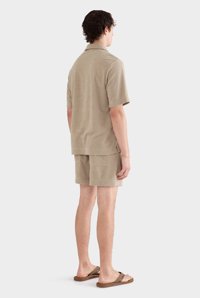 Terry Towel Lounge Short - Sage