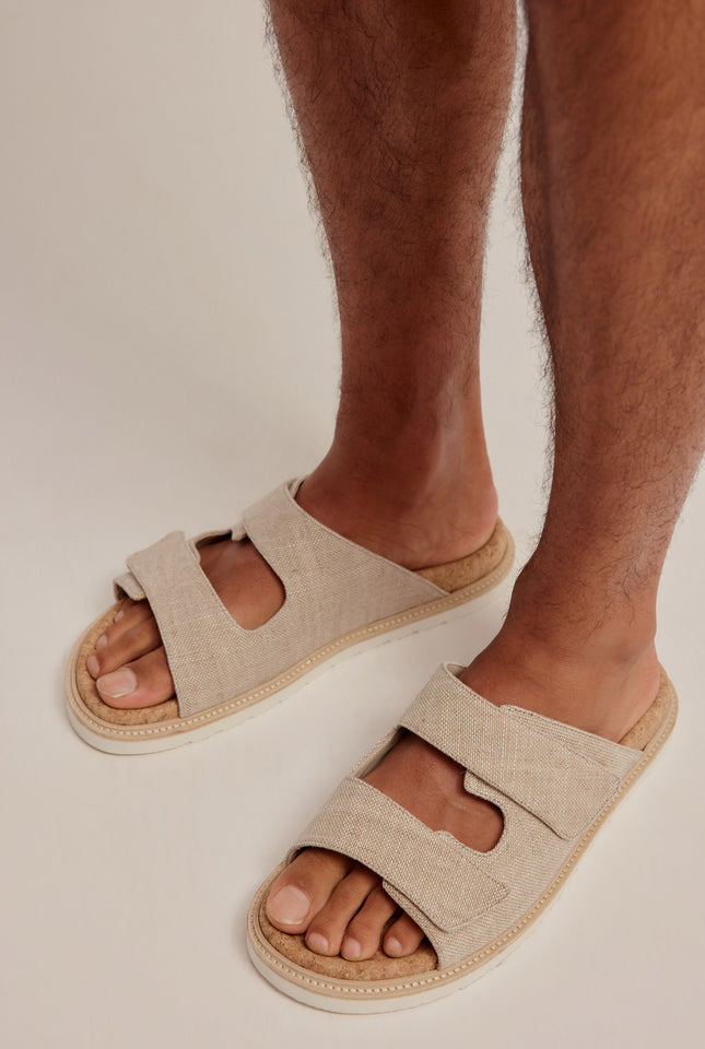 Double Strap Sandal - Sand