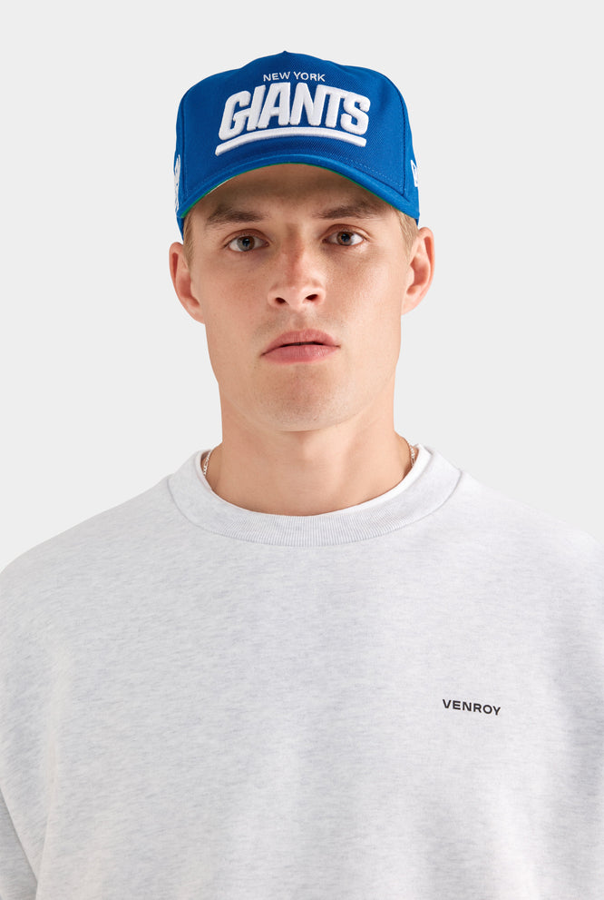 Fleece Track Crewneck - Light Grey Marl