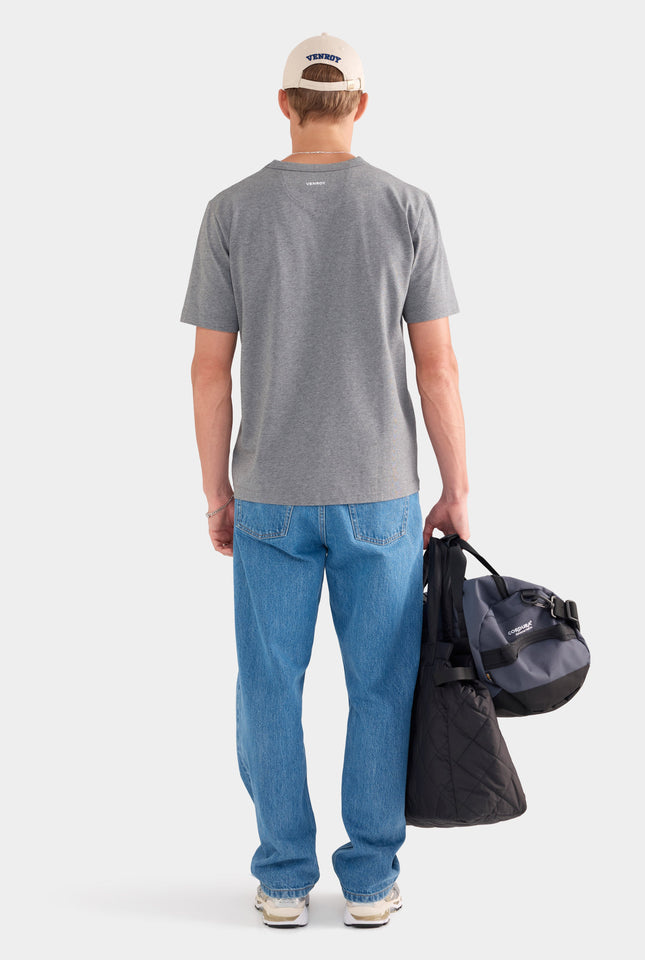 Heavy Weight Logo T-Shirt - Dark Grey Marl