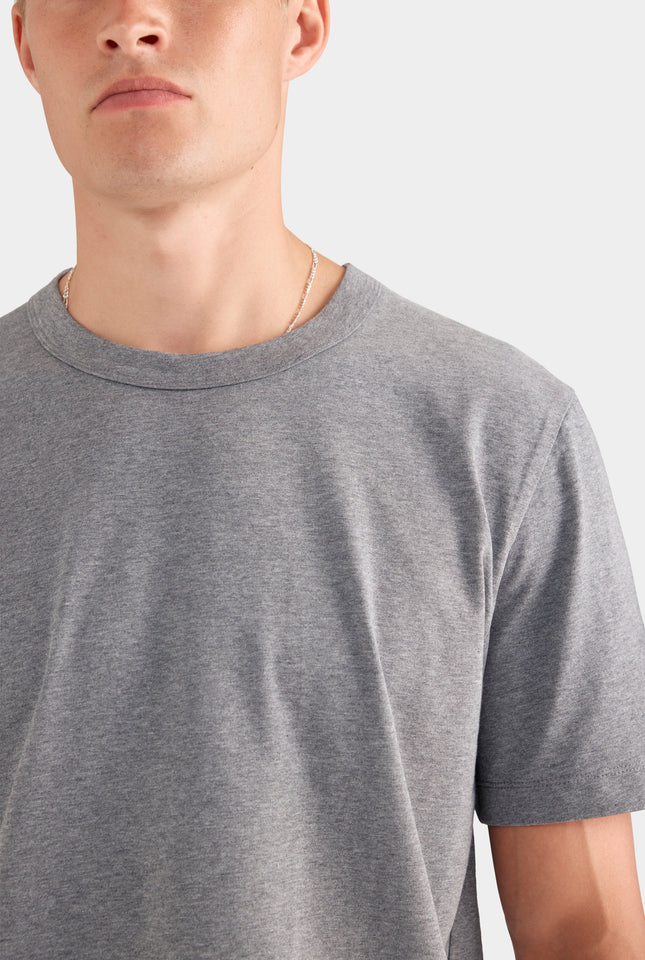 Heavy Weight Logo T-Shirt - Dark Grey Marl