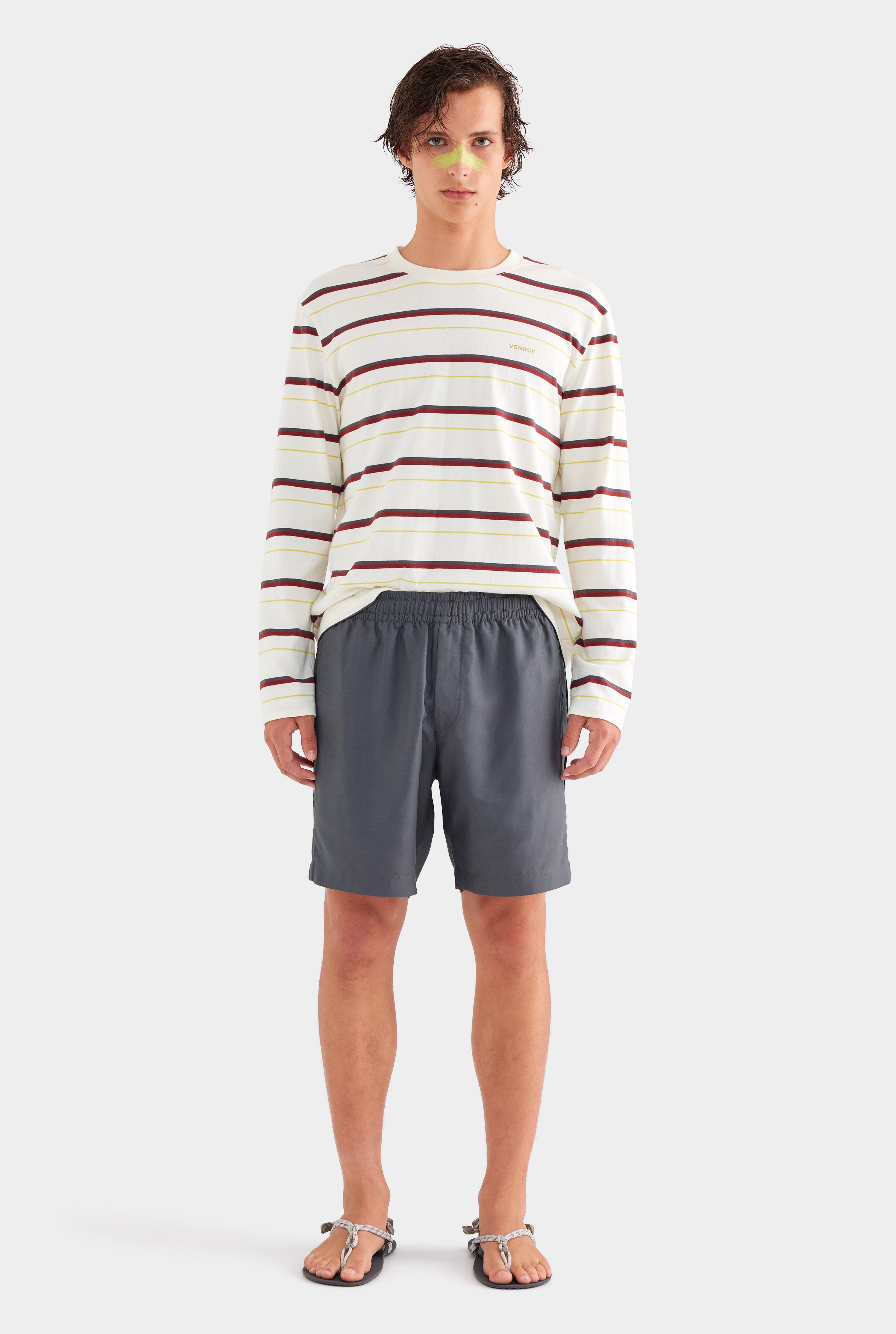 Tencel Lounge Short - Charcoal