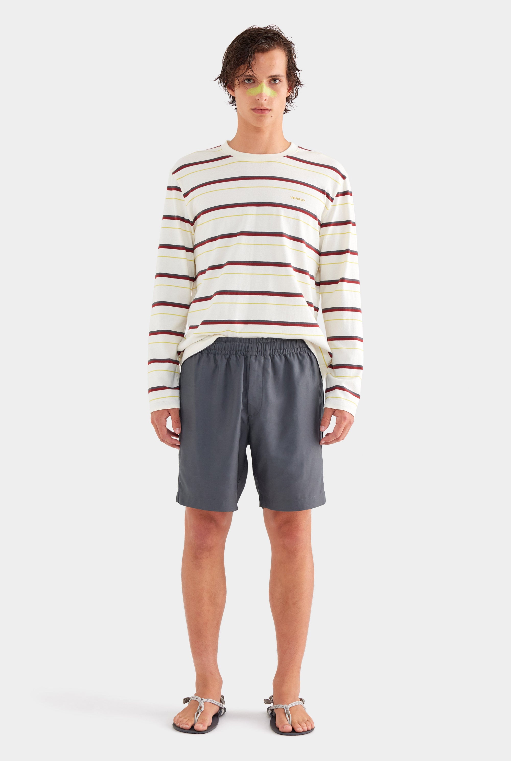 Tencel Lounge Short - Charcoal