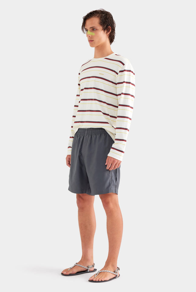 Tencel Lounge Short - Charcoal
