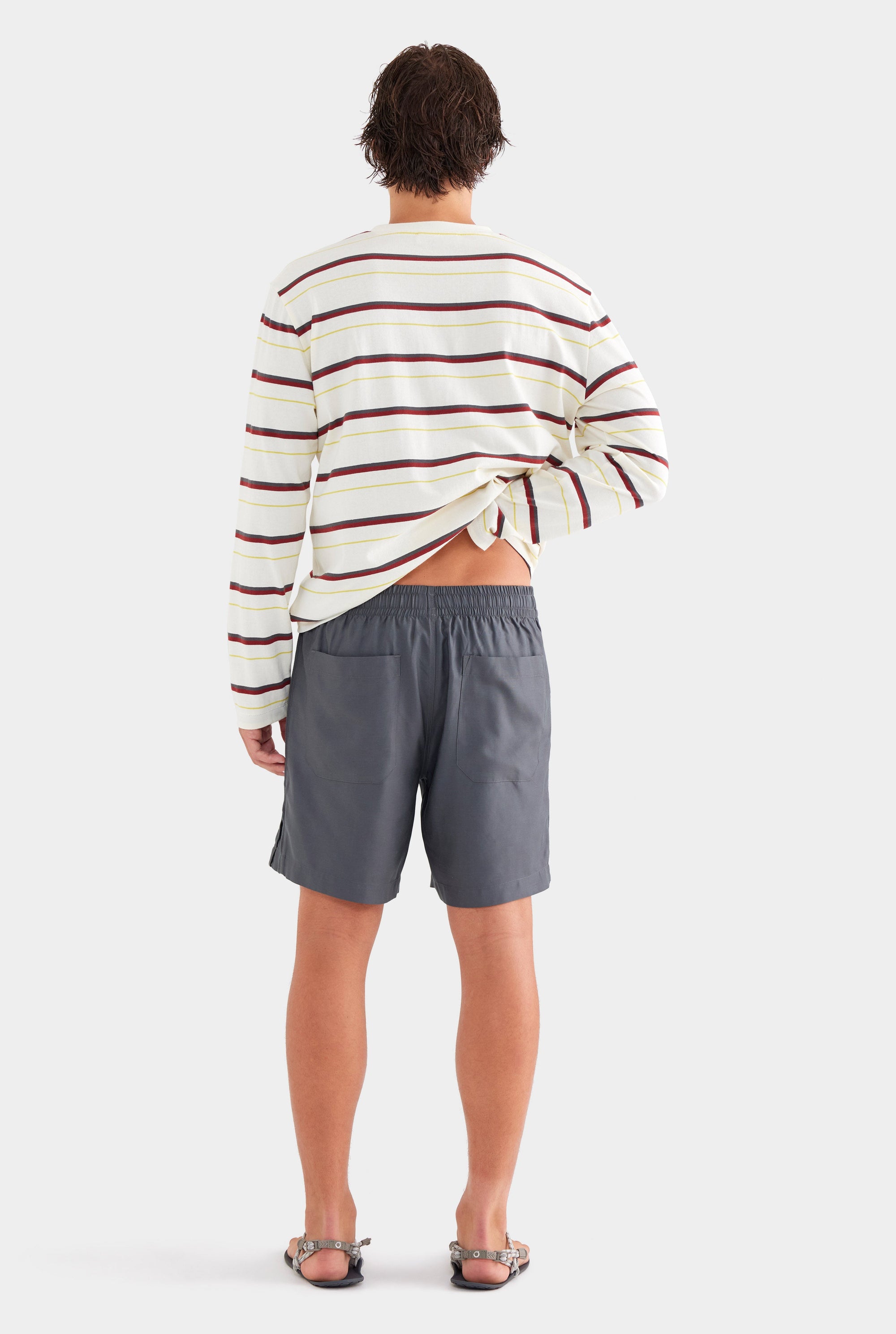Tencel Lounge Short - Charcoal