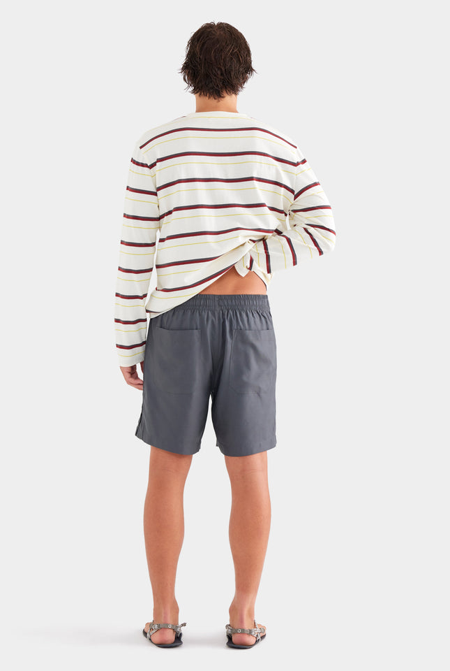 Tencel Lounge Short - Charcoal