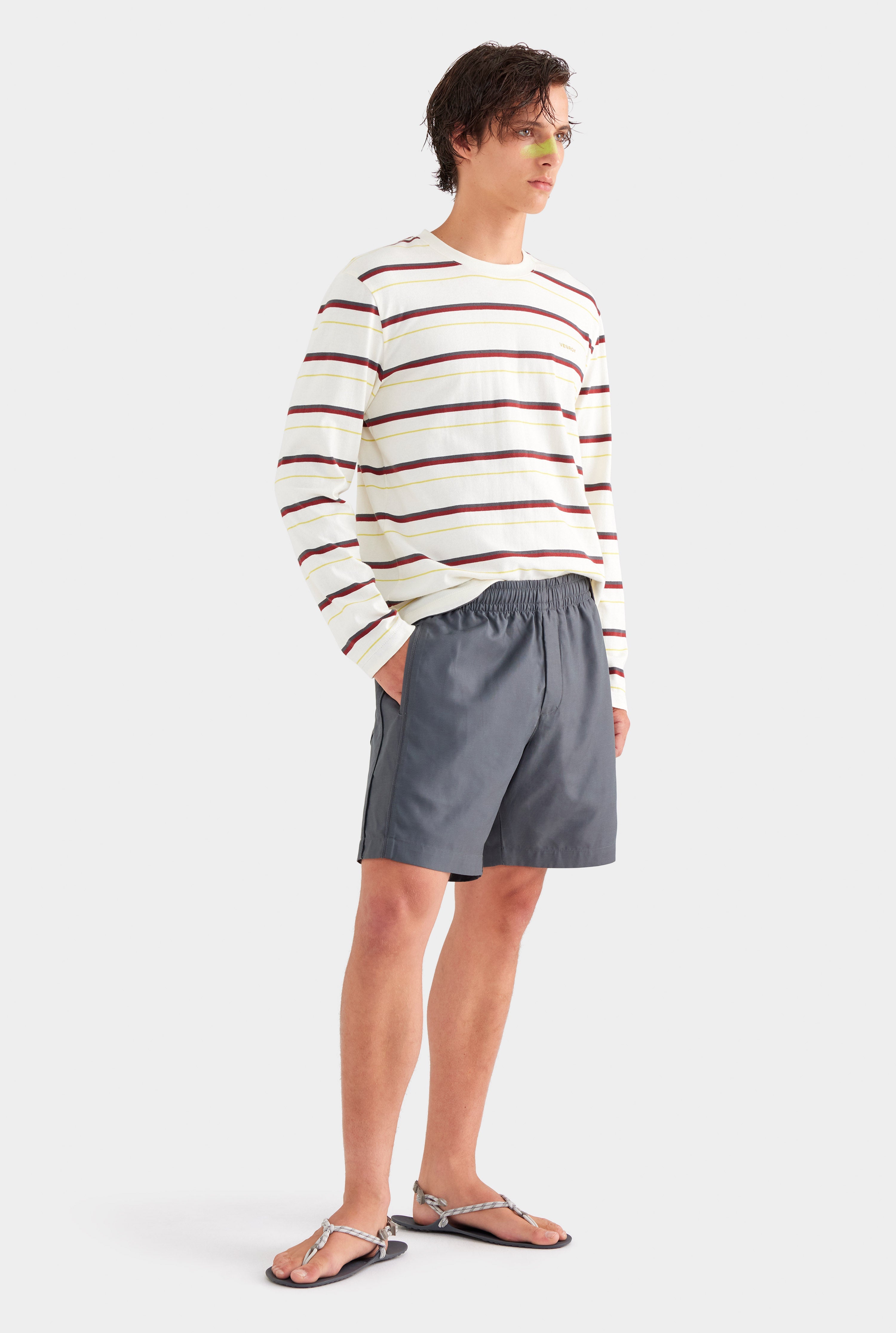 Tencel Lounge Short - Charcoal