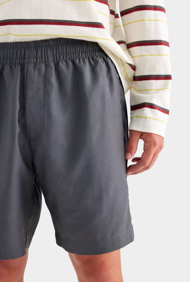 Tencel Lounge Short - Charcoal