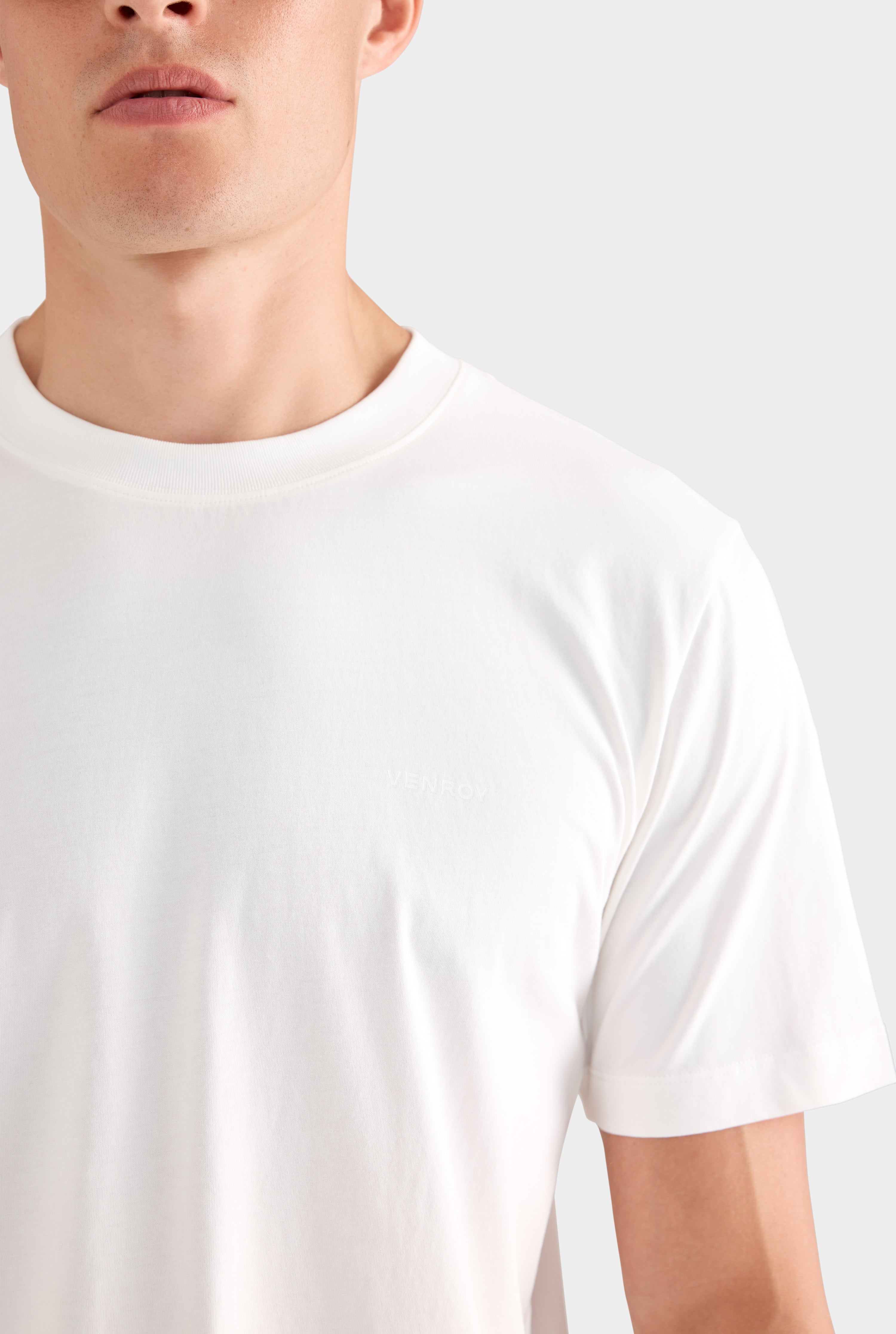 Lightweight Cotton T-Shirt - White