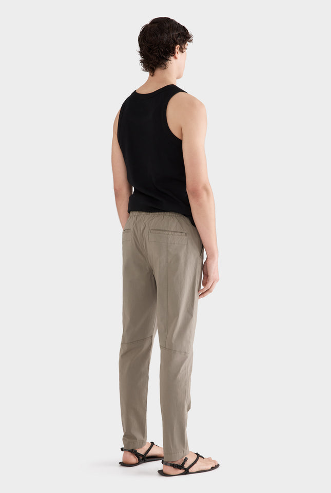 Cotton Stretch Pant - Smokey Olive