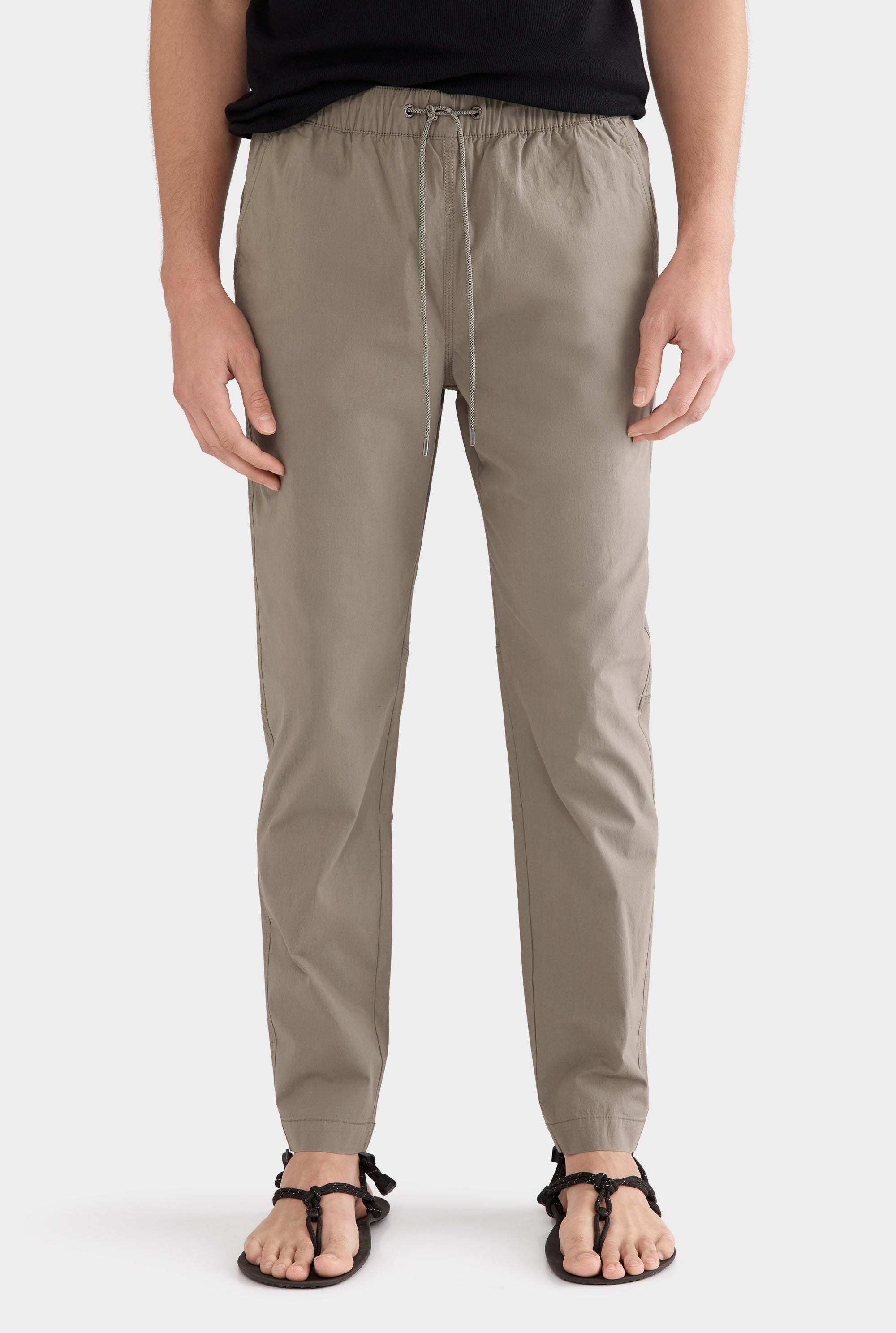 Cotton Stretch Pant - Smokey Olive