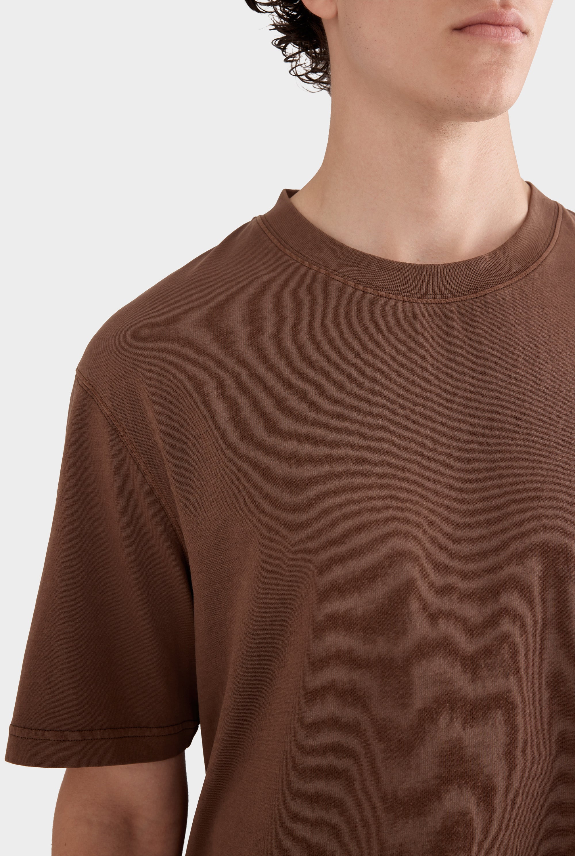 Pigment Dyed Relaxed T-Shirt - Cocoa