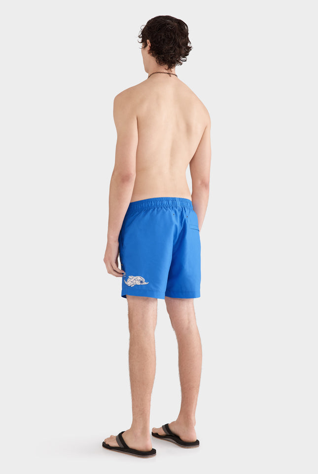 Printed Swim Short - Regatta Blue/Liberte Des Mers