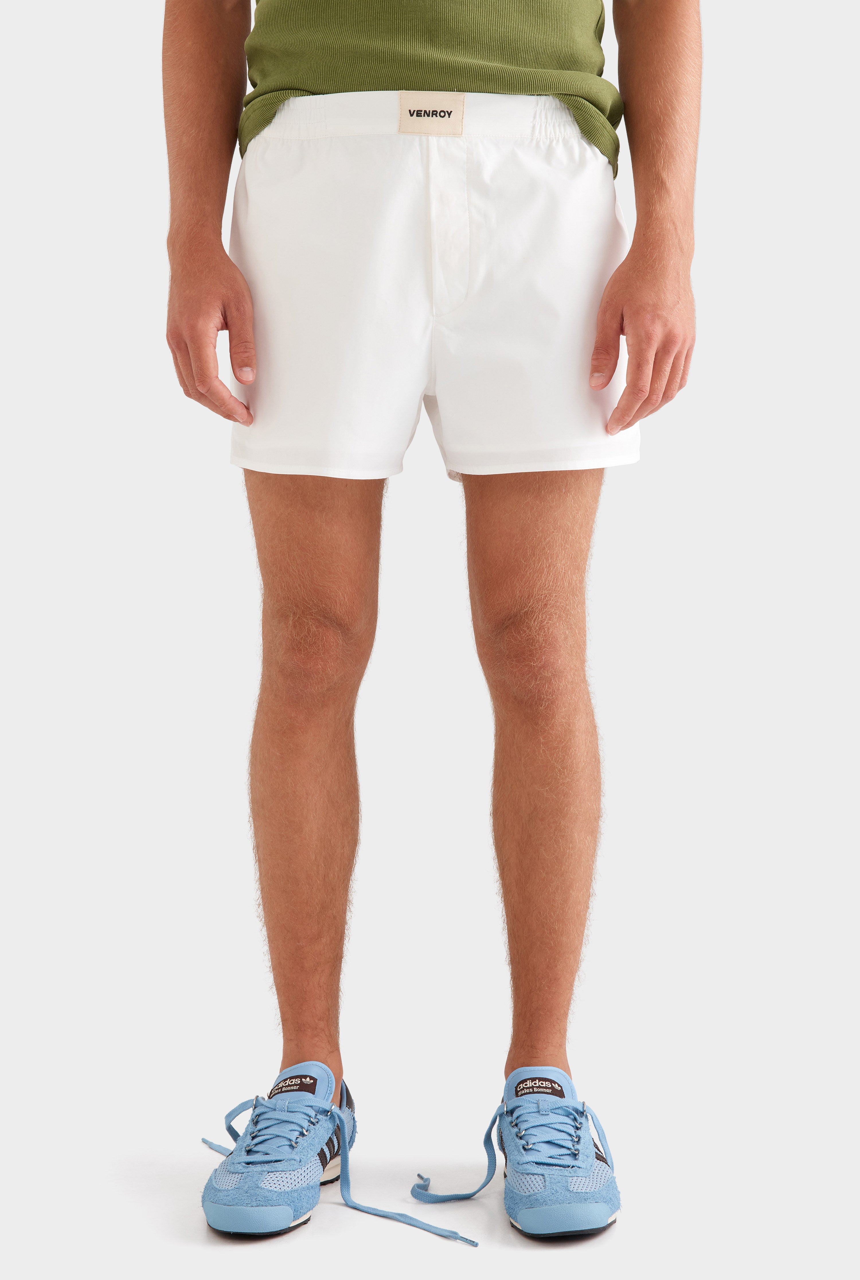 Cotton Boxer Short - White