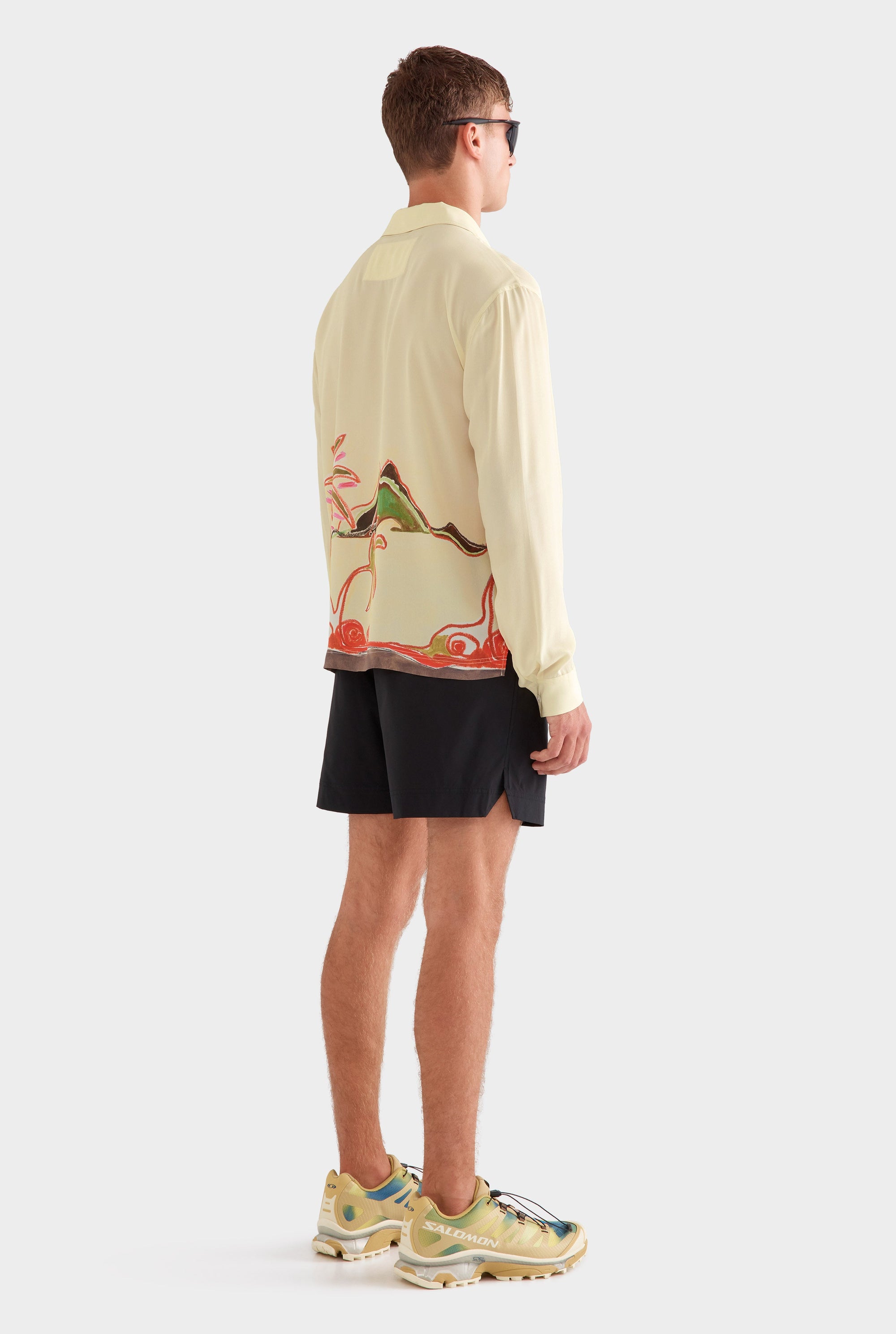 Long Sleeve Silk Boxy Pop Over -  Rio Surf Scene