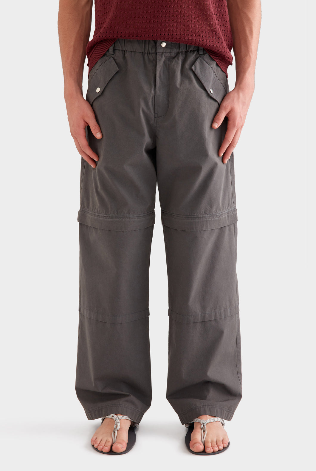 Zip Off Cargo Trouser - Dark Slate