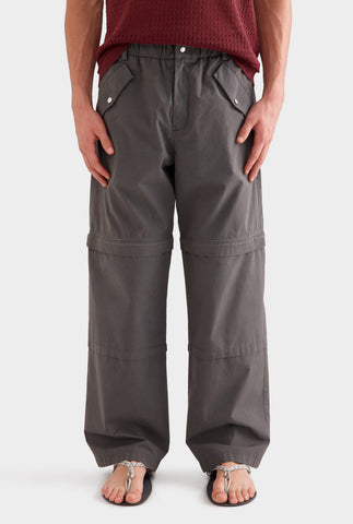 Zip Off Cargo Trouser - Dark Slate
