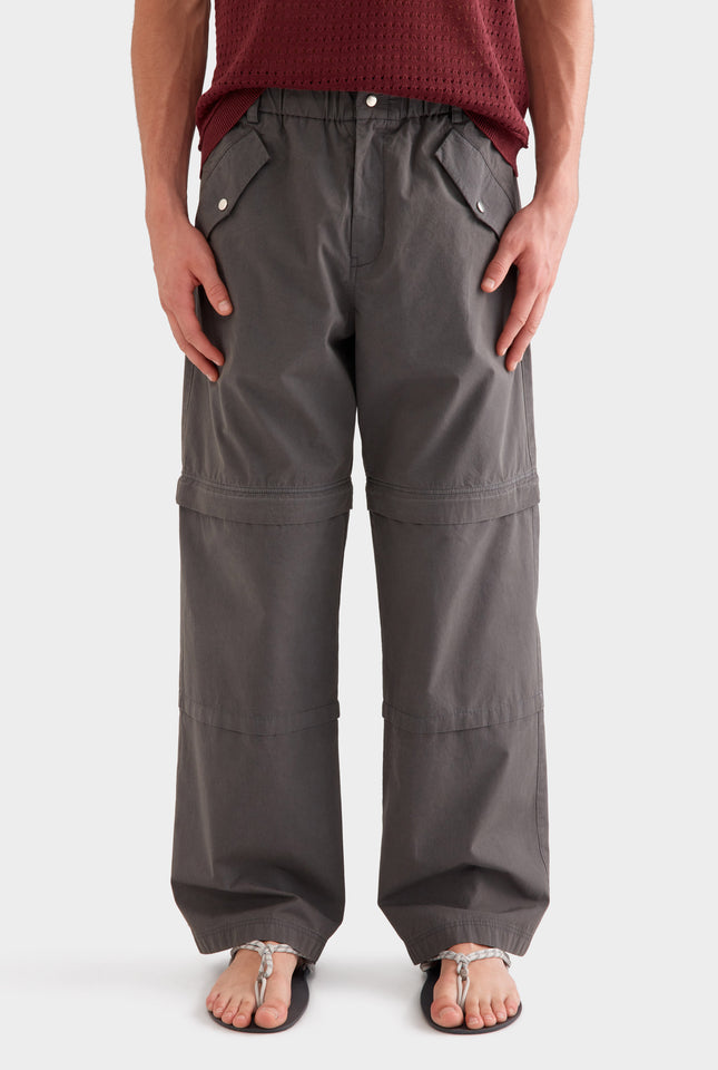 Zip Off Cargo Trouser - Dark Slate