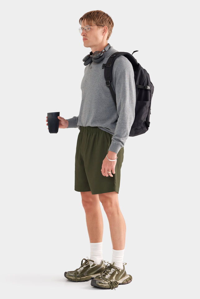 Tencel Lounge Short - Olive