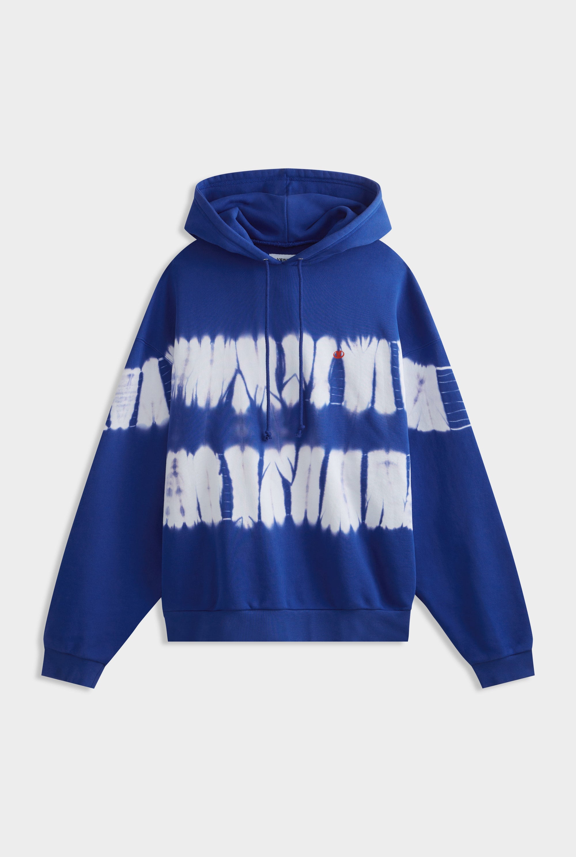 Tie Dye Heavy Weight Track Hoodie - Royal Blue Tie Dye